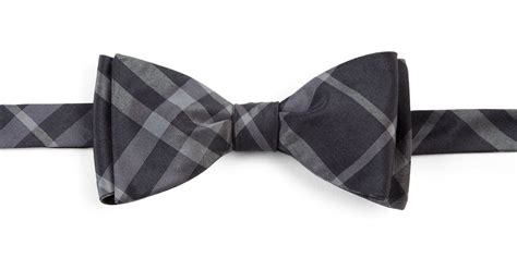 burberry london black check bow tie|Burberry men's ties.